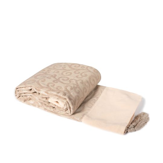 Silk Fashion ΡΙΧΤΑΡΙΑ 602 κλαδί (180cm x 250cm) μπέζ