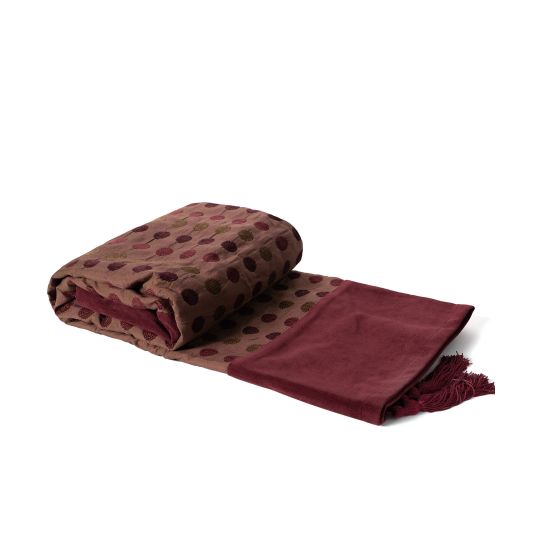 Silk Fashion ΡΙΧΤΑΡΙΑ 602 πουά (180cm x 320cm) μπορντώ