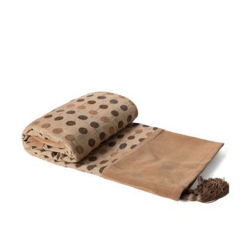 Silk Fashion ΡΙΧΤΑΡΙΑ 602 πουά (150cm x 180cm) χρυσό Silk Fashion ΡΙΧΤΑΡΙΑ 602 πουά (150cm x 180cm) χρυσό