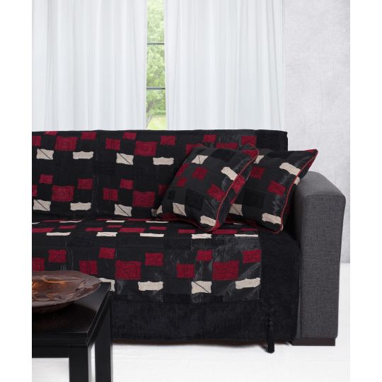 Silk Fashion ΡΙΧΤΑΡΙΑ 913 (180cm x 180cm / 180cm x 250cm / 180cm x 300cm) μαύρο