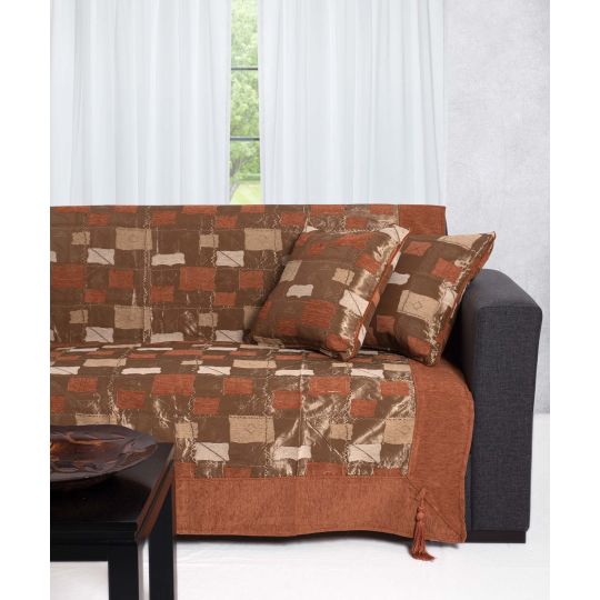 Silk Fashion ΡΙΧΤΑΡΙΑ 913 (180cm x 180cm / 180cm x 250cm / 180cm x 300cm) πορτοκαλί