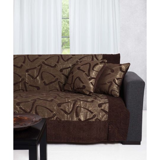 Silk Fashion ΡΙΧΤΑΡΙΑ 11230 (180cm x 180cm / 180cm  x 250cm / 180cm x 320cm) καφέ