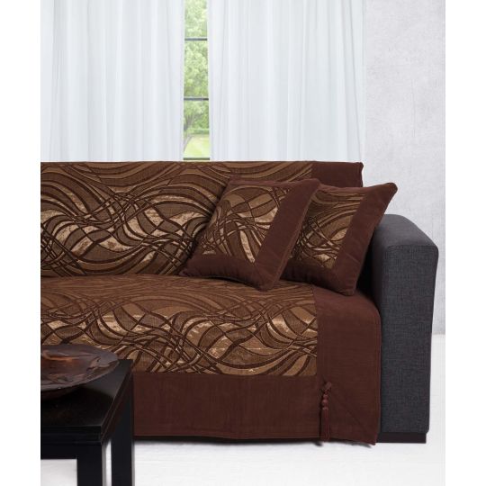 Silk Fashion ΡΙΧΤΑΡΙΑ 911 (180cm x 180cm / 180cm x 250cm / 180cm x 300cm) καφέ