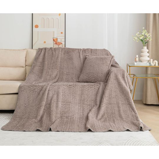 Silk Fashion ΡΙΧΤΑΡΙΑ NX201 (180cm x 180cm) BEIGE