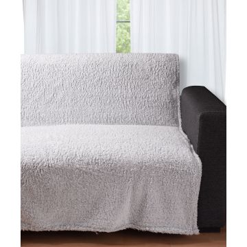 Silk Fashion Διακοσμητικό fleece ριχτάρι 033 (150cm x 200cm) silver Silk Fashion Διακοσμητικό fleece ριχτάρι 033 (150cm x 200cm) silver