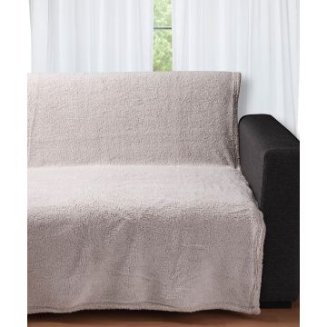 Silk Fashion Διακοσμητικό fleece ριχτάρι 032B (150cm x 200cm) beige Silk Fashion Διακοσμητικό fleece ριχτάρι 032B (150cm x 200cm) beige