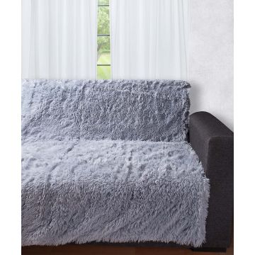 Silk Fashion Διακοσμητικό μαλλιαρό ριχτάρι 5336 (145cm x 195cm) γκρί Silk Fashion Διακοσμητικό μαλλιαρό ριχτάρι 5336 (145cm x 195cm) γκρί