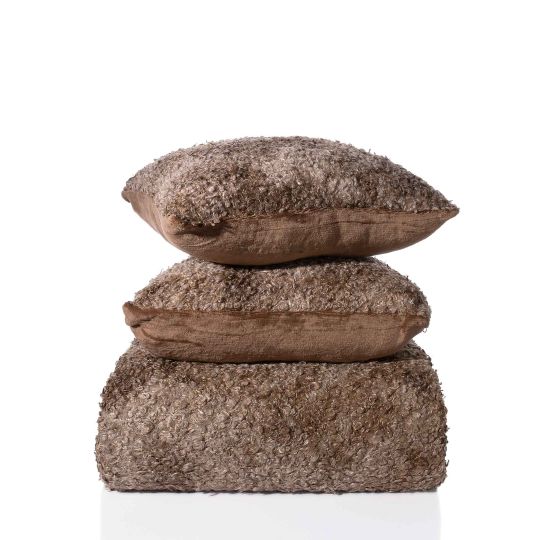 Silk Fashion ΡΙΧΤΑΡΙΑ astrakan (180cm x 320cm) μπέζ