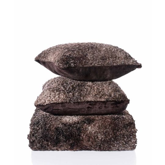 Silk Fashion ΡΙΧΤΑΡΙΑ astrakan (180cm x 320cm) καφέ