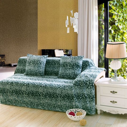 Silk Fashion ΡΙΧΤΑΡΙΑ leopard (180cm x 250cm) μπλέ