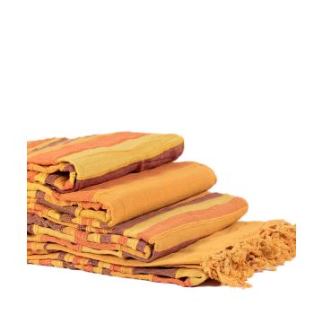 Silk Fashion ΡΙΧΤΑΡΙΑ kerala (150cm x 180cm/170cm x 230cm/170cm x 270cm) πορτοκαλί/κίτρινο Silk Fashion ΡΙΧΤΑΡΙΑ kerala (150cm x 180cm/170cm x 230cm/170cm x 270cm) πορτοκαλί/κίτρινο