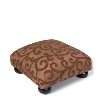 Silk Fashion Υποπόδιο (30cm X 30cm X 14cm) 602 κλαδί καφέ