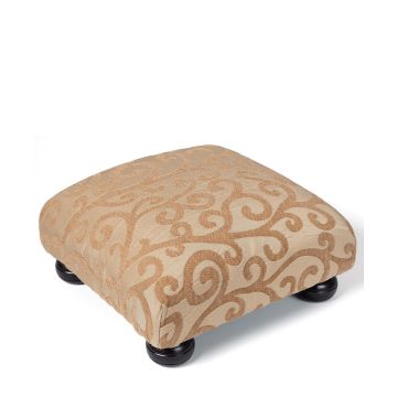 Silk Fashion Υποπόδιο (30cm X 30cm X 14cm) 602 κλαδί χρυσό