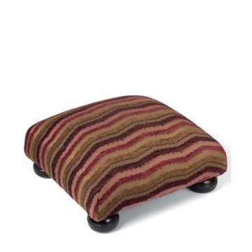 Silk Fashion Υποπόδιο (30cm X 30cm X 14cm) 602 κύμα κόκκινο