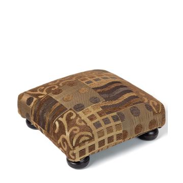 Silk Fashion Υποπόδιο (30cm X 30cm X 14cm) 602 πυκνό λαδί