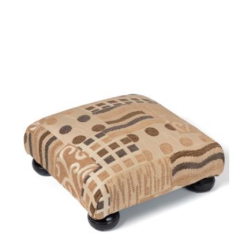 Silk Fashion Υποπόδιο (30cm X 30cm X 14cm) 602 πυκνό χρυσό