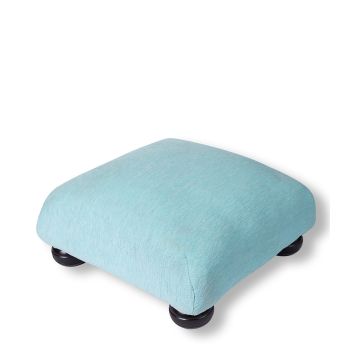 Silk Fashion Υποπόδιο (30cm X 30cm X 14cm) 354 aqua