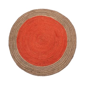 Silk Fashion Χαλί γιούτα 1706 (150cm) teracotta