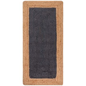 Silk Fashion Χαλί γιούτα 1746 (60cm x 130cm) natural/dark grey