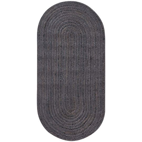 Silk Fashion Χαλί γιούτα 1751 (60cm x 130cm) dark grey