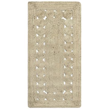 Silk Fashion Χαλί γιούτα 1762 (70cm x 160cm) light grey