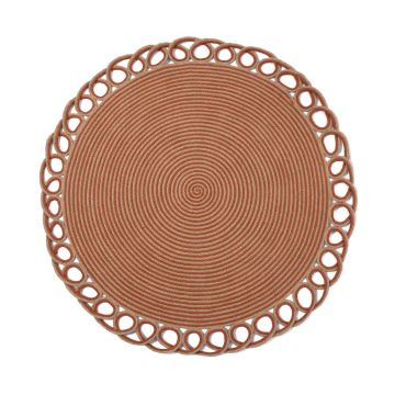 Silk Fashion Χαλί γιούτα 1911 (120cm) rust