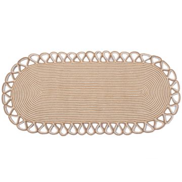 Silk Fashion Χαλί γιούτα 1911 (70cm x 160cm) beige