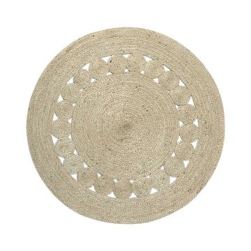 Silk Fashion Χαλί γιούτα 1763 (120cm) light grey