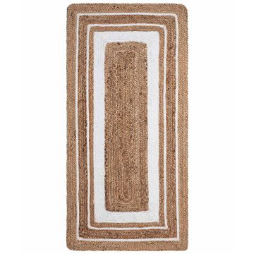 Silk Fashion Χαλί γιούτα 1781 (120cm x 180cm) natural/white