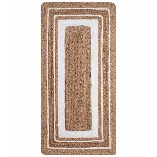 Silk Fashion Χαλί γιούτα 1781 (120cm x 180cm) natural/white