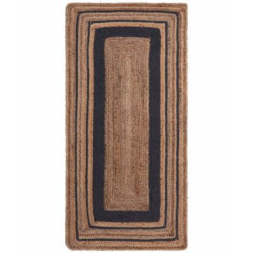 Silk Fashion Χαλί γιούτα 1782 (120cm x 180cm) natural/black