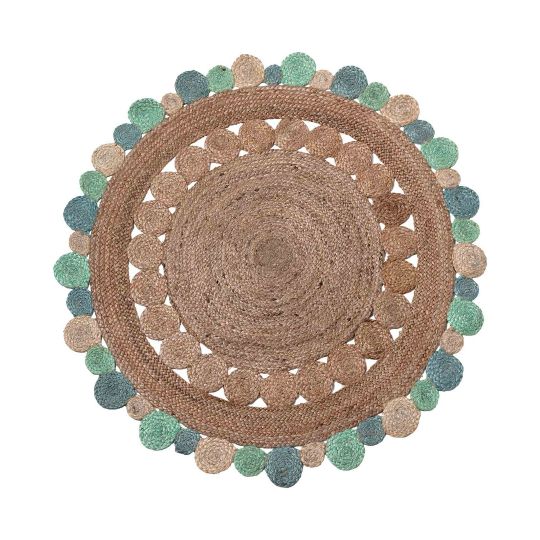 Χαλί γιούτα 1737 (150cm) light blue