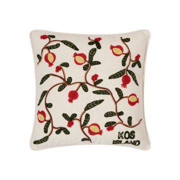 ΜΑΞΙΛΑΡΟΘΗΚΗ (45cm x 45cm) υφαντή ρόδι ΚΩΣ