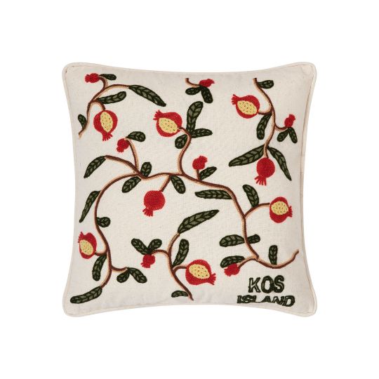 ΜΑΞΙΛΑΡΟΘΗΚΗ (45cm x 45cm) υφαντή ρόδι ΚΩΣ