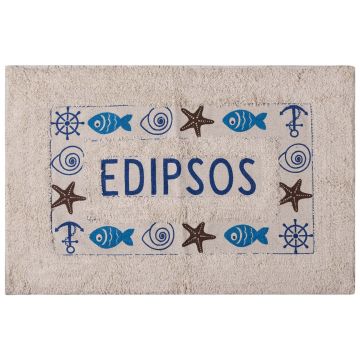 Πατάκι ψάρι EDIPSOS (40cm x 60cm) μπλέ