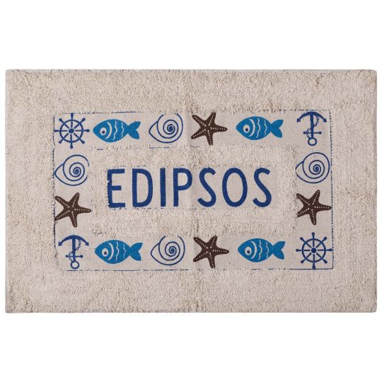 Πατάκι ψάρι EDIPSOS (40cm x 60cm) μπλέ