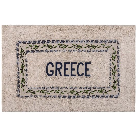 Πατάκι ελιά Greece (50cm x 80cm) μπλέ