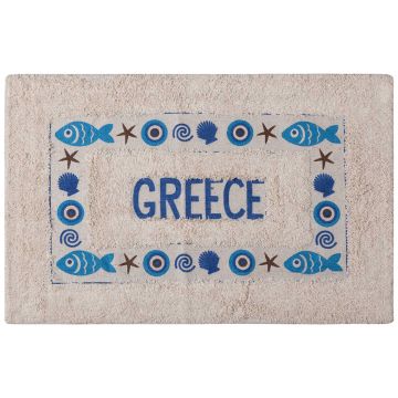 Πατάκι μάτι GREECE (40cm x 60cm) μπλέ
