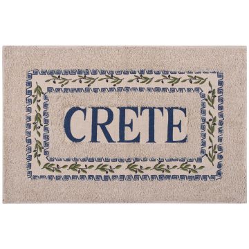 Πατάκι ελιά Κρήτη (50cm x 80cm) μπλέ