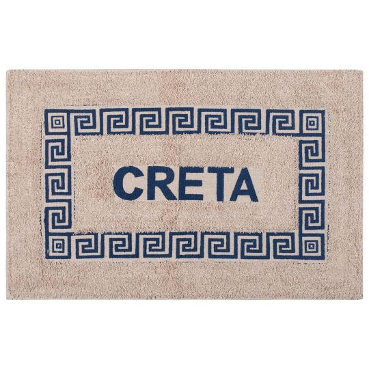 Πατάκι μαίανδρος Κρήτη (50cm x 80cm) μπλέ