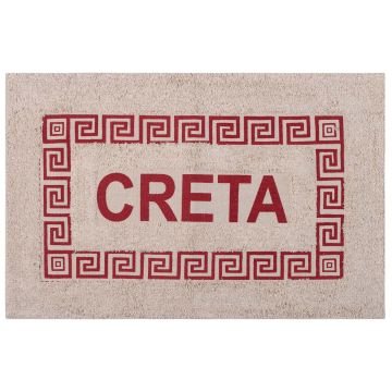 Πατάκι μαίανδρος Κρήτη (50cm x 80cm) κόκκινο