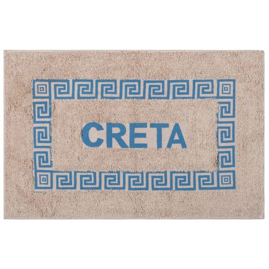 Πατάκι μαίανδρος Κρήτη (40cm x 60cm) σιέλ