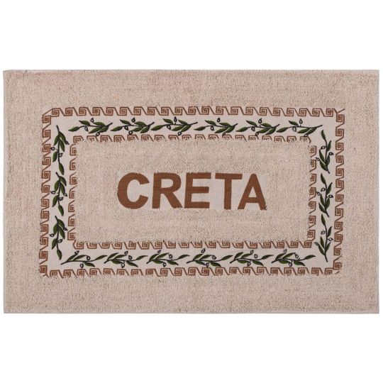 Πατάκι ελιά Κρήτη (40cm x 60cm) καφέ