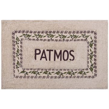 Πατάκι ελιά Πάτμος (50cm x 80cm) καφέ