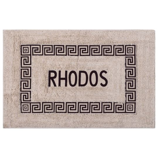 Πατάκι μαίανδρος Ρόδος (40cm x 60cm) καφέ