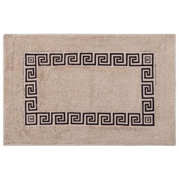 Silk Fashion Πατάκι μαίανδρος σκέτο (40cm x 60cm) καφέ