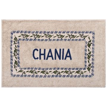 Πατάκι ελιά Χανιά (50cm x 80cm) μπλέ