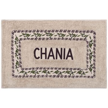 Πατάκι ελιά Χανιά (50cm x 80cm) καφέ