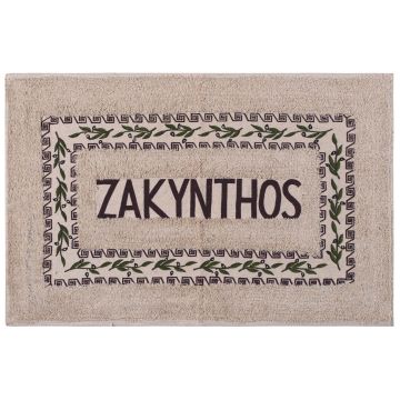 Πατάκι ελιά Ζάκυνθος (50cm x 80cm) καφέ