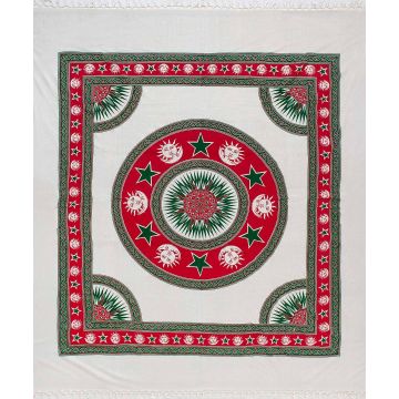 Silk Fashion Pestemal διπλό (220cm x 240cm) 10 κόκκινο